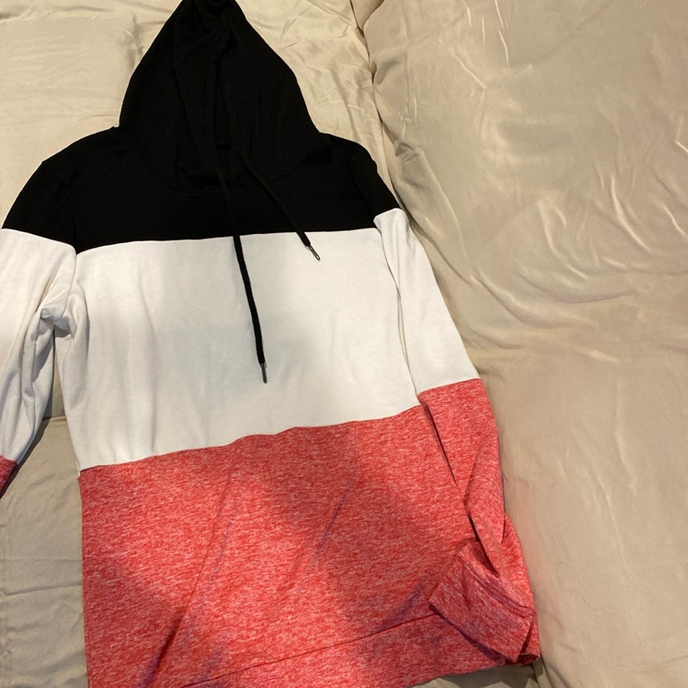 Color block hoodie
